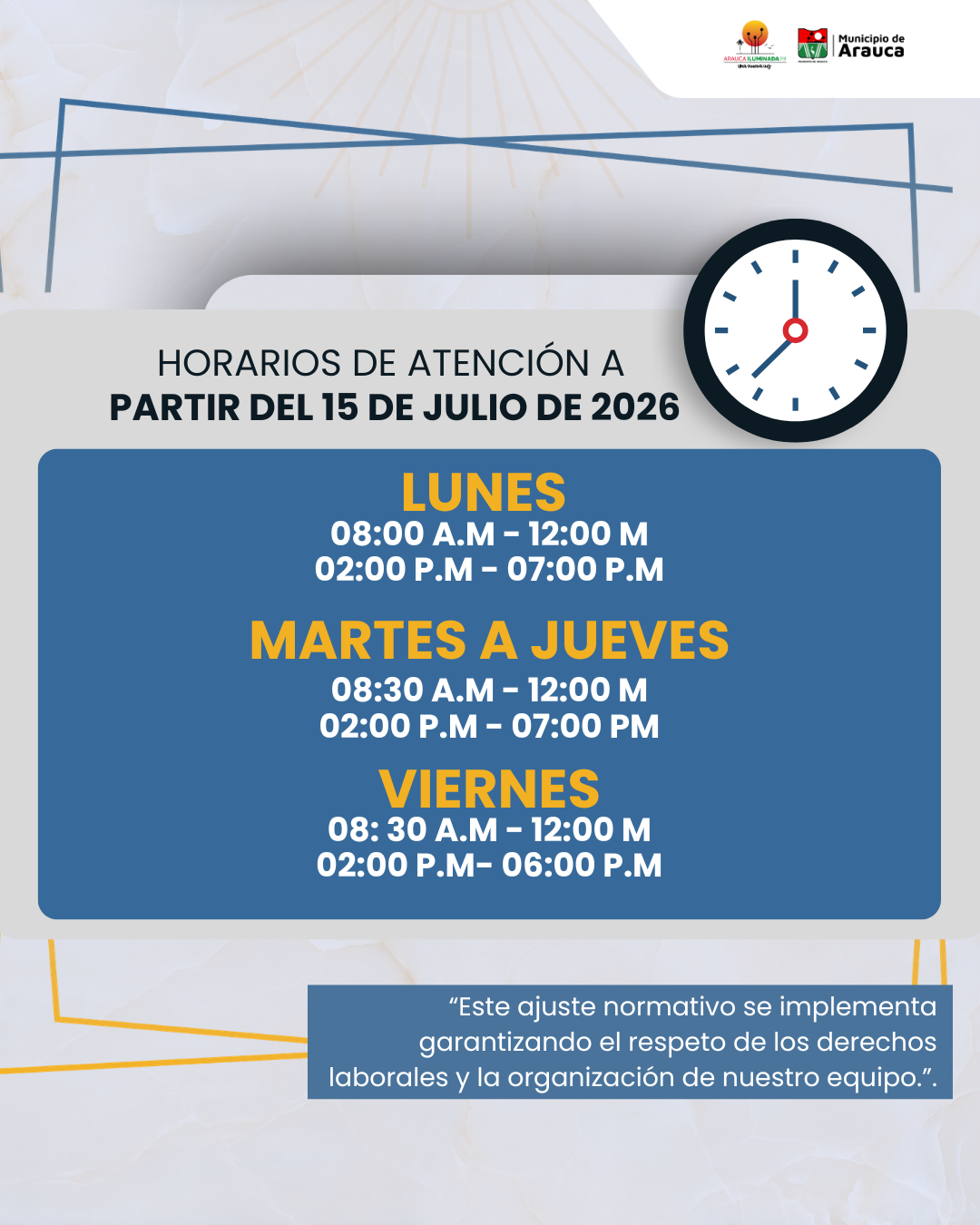 nuevo horario 2